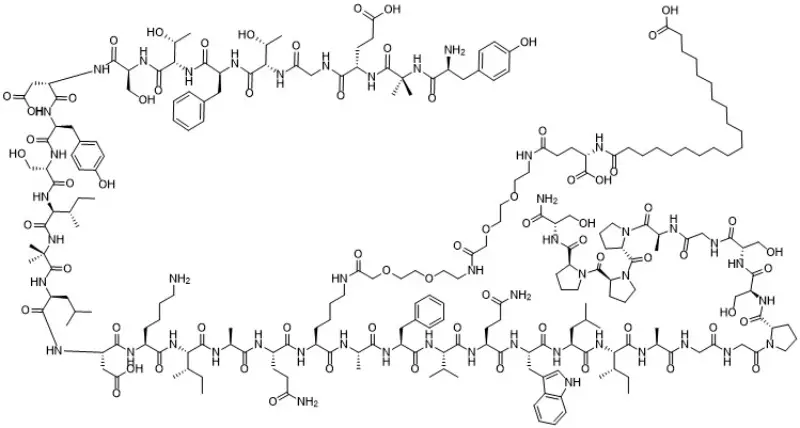 Tirzepatide Structure